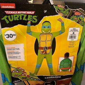 Nickelodeon Green and Yellow Ninja Turtle Outfit
